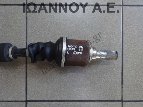 ΗΜΙΑΞΟΝΙΟ ΕΜΠΡΟΣ ΑΡΙΣΤΕΡΟ 5ΑΡΙ CR14 1.4cc NISSAN NOTE 2006 - 2013