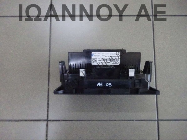 ΧΕΙΡΙΣΤΗΡΙΟ ΚΑΛΟΡΙΦΕΡ ΚΛΙΜΑ A/C 8P0820043AC A2C53212437 AUDI A3 2005 - 2008