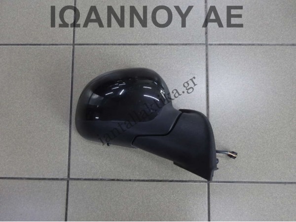 ΚΑΘΡΕΠΤΗΣ ΔΕΞΙΟΣ ΗΛΕΚΤΡΙΚΟΣ ΜΑΥΡΟΣ 5PIN CITROEN C3 2005 - 2010