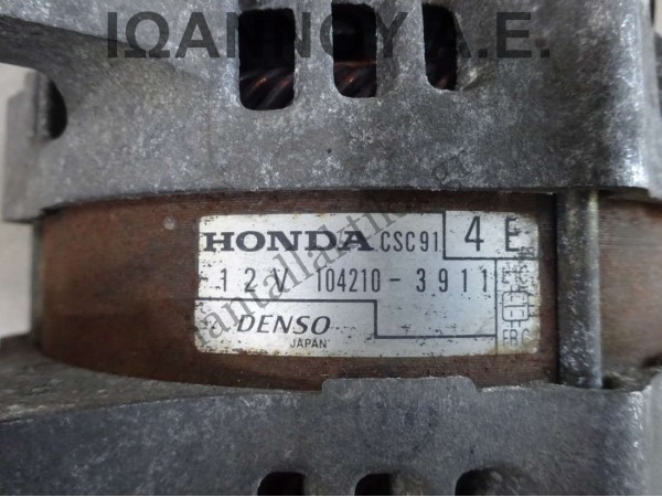 ΔΥΝΑΜΟ 104210-3911 CSC91 N22A2 2.2cc TDI HONDA CRV 2002 - 2007