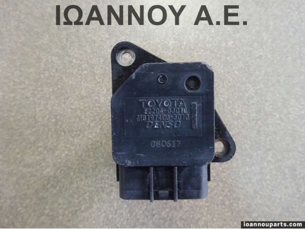 ΜΕΤΡΗΤΗΣ ΜΑΖΑΣ ΑΕΡΑ 22204-0J010 MB197400-3010 TOYOTA COROLLA 2002 - 2008