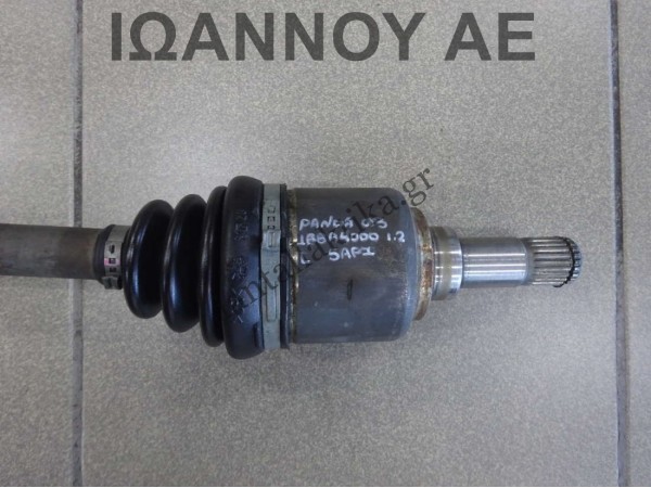 ΗΜΙΑΞΟΝΙΟ ΕΜΠΡΟΣ ΑΡΙΣΤΕΡΟ 5ΑΡΙ 188A4000 1.2cc FIAT PANDA 2003 - 2012