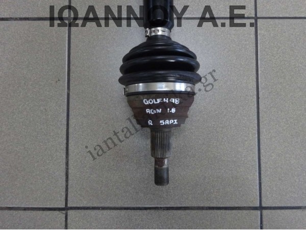 ΗΜΙΑΞΟΝΙΟ ΕΜΠΡΟΣ ΑΡΙΣΤΕΡΟ 5ΑΡΙ 1J0407272BK M2 BK AGN 1.8ccc VW GOLF 4 1998 - 2004