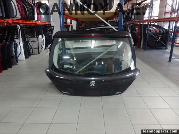 ΚΑΠΩ ΠΙΣΩ ΜΑΥΡΟ PEUGEOT 207 5ΘΥΡΟ 2006 - 2014