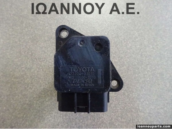 ΜΕΤΡΗΤΗΣ ΜΑΖΑΣ ΑΕΡΑ 22204-0J010 MB197400-3010 TOYOTA YARIS 2006 - 2009