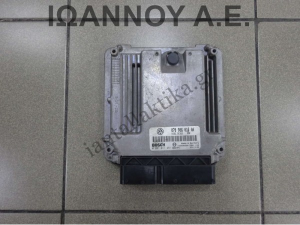 ΕΓΚΕΦΑΛΟΣ ΜΗΧΑΝΗΣ 070906016AA 0281011481 AYH 5.0cc TDI VW TUAREG 2003 - 2010