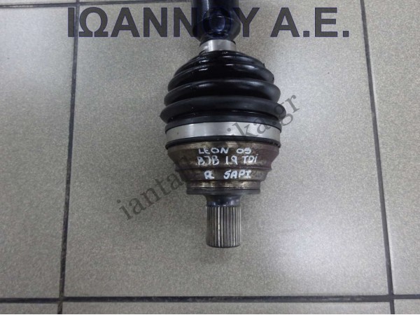 ΗΜΙΑΞΟΝΙΟ ΕΜΠΡΟΣ ΔΕΞΙΟ 5ΑΡΙ 1K0407272GM 2G MJ BJB 1.9cc TDI SEAT LEON 2005 - 2010