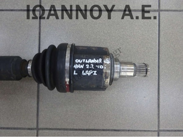 ΗΜΙΑΞΟΝΙΟ ΕΜΠΡΟΣ ΑΡΙΣΤΕΡΟ 6ΑΡΙ 4HN 2.2cc TDI MITSUBISHI OUTLANDER 2008 - 2011