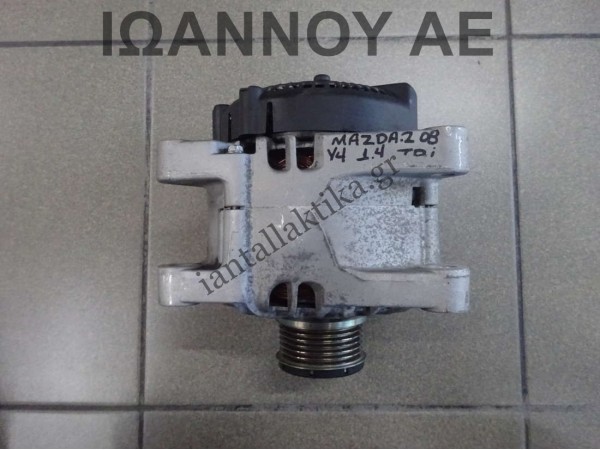 ΔΥΝΑΜΟ 8V21-10300-AB 2543427A TG12C038 Y4 1.4cc TDI MAZDA 2 2008 - 2014