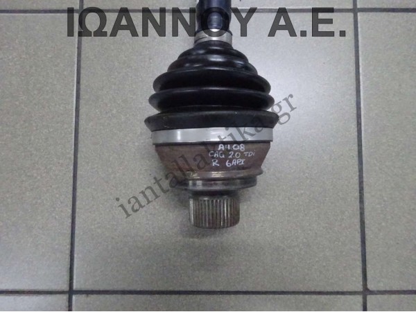 ΗΜΙΑΞΟΝΙΟ ΕΜΠΡΟΣ ΔΕΞΙΟ 6ΑΡΙ 8K0407271Q Y1Q CAG 2.0cc TDI AUDI A4 2008 - 2012