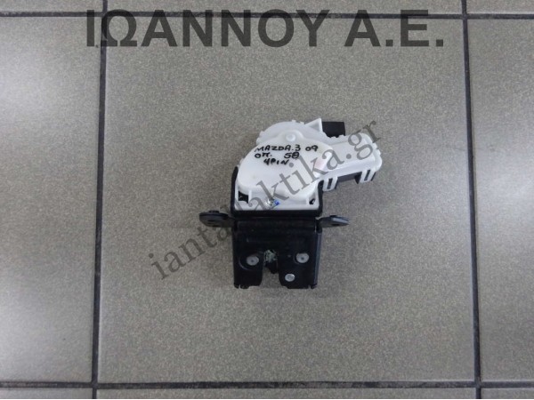 ΚΛΕΙΔΑΡΙΑ ΠΙΣΩ ΚΑΠΟ 4PIN MAZDA 3 5ΘΥΡΟ 2009 - 2014