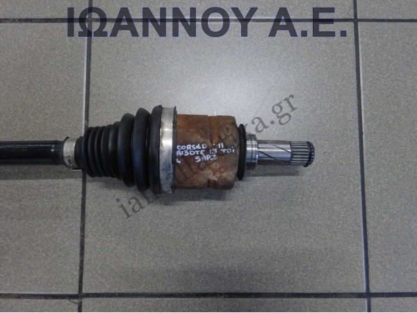 ΗΜΙΑΞΟΝΙΟ ΕΜΠΡΟΣ ΑΡΙΣΤΕΡΟ 5ΑΡΙ 13320255 E4 A13DTE 1.3cc TDI OPEL CORSA D 2011 - 2014