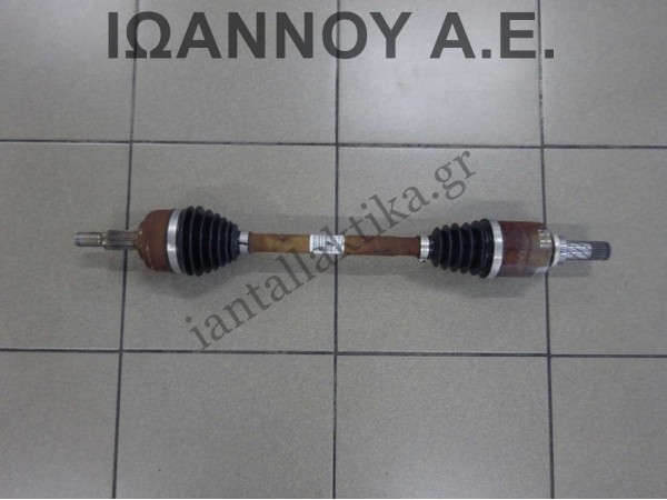 ΗΜΙΑΞΟΝΙΟ ΕΜΠΡΟΣ ΑΡΙΣΤΕΡΟ 6ΑΡΙ 391016204R K9KA636 1.5cc TDI RENAULT MEGANE 2014 - 2015