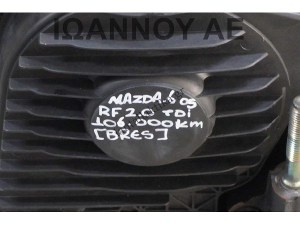 ΜΗΧΑΝΗ ΚΙΝΗΤΗΡΑΣ RF 2.0cc TDI 106.000ΧΛΜ MAZDA 6 2005 - 2008