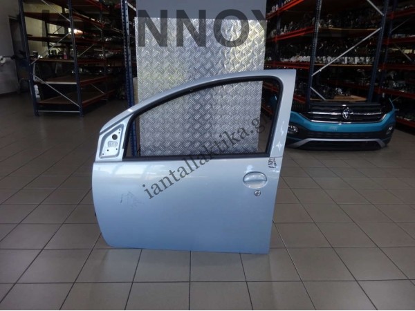 ΠΟΡΤΑ ΕΜΠΡΟΣ ΑΡΙΣΤΕΡΗ ΓΑΛΑΖΙΟ CITROEN C1 TOYOTA AYGO PEUGEOT 107 5ΘΥΡΟ 2006 - 2014