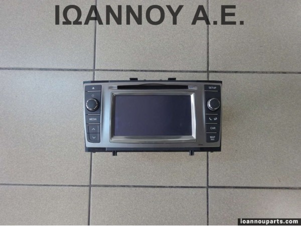 ΟΘΟΝΗ NAVI ΡΑΔΙΟ CD 86140-05020 CV-VS61F1AE ACJ932CQ-US70G0 86840YY080 TOYOTA AVENSIS 2012 - 2014