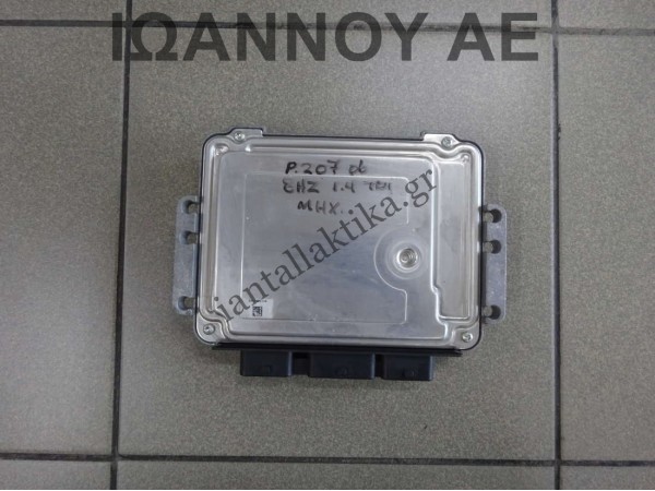 ΕΓΚΕΦΑΛΟΣ ΜΗΧΑΝΗΣ 9663475880 0281012529 9657699480 EDC16C34 8HZ 1.4cc TDI PEUGEOT 207 2006 - 2014