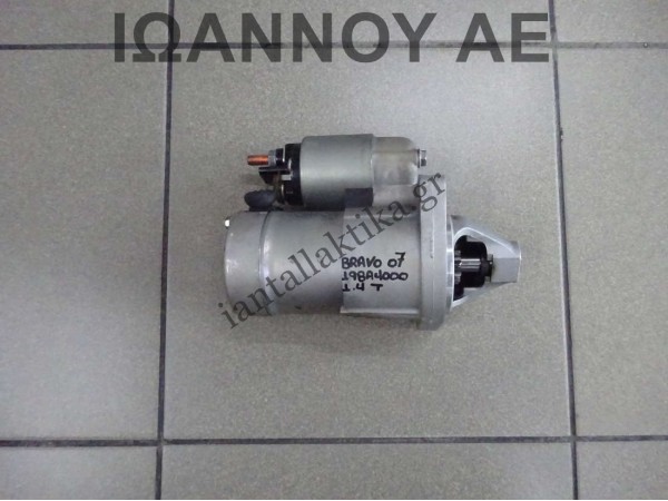 ΜΙΖΑ 51832950 S114-943 198A4000 1.4cc T FIAT BRAVO 2007 - 2012