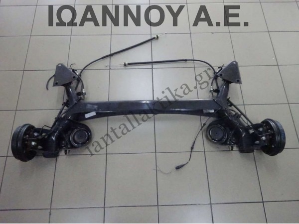 ΑΞΟΝΑΣ ΠΙΣΩ ΜΕ ΤΑΜΠΟΥΡΑ 188A4000 1.2cc 199B1000 1.3cc TDI FIAT 500 2007 - 2014