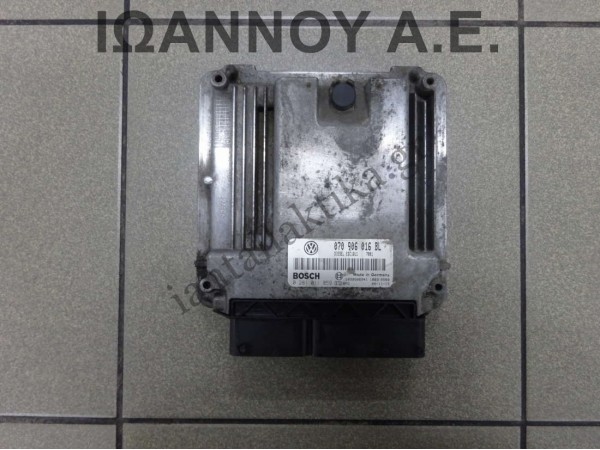 ΕΓΚΕΦΑΛΟΣ ΜΗΧΑΝΗΣ 070906016BL 0281011859 1039S06941 DIESEL EDC16U1 VW TOUAREG 2003 - 2010