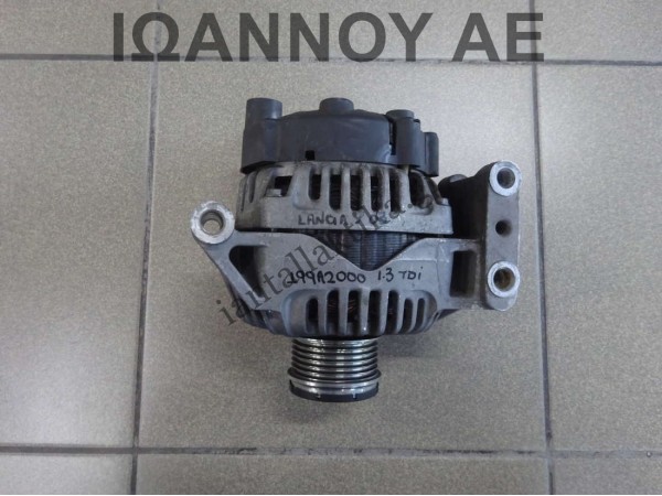 ΔΥΝΑΜΟ 51784844 2543480A TG8S022 199A2000 1.3cc TDI LANCIA YPSILON 2003 - 2011