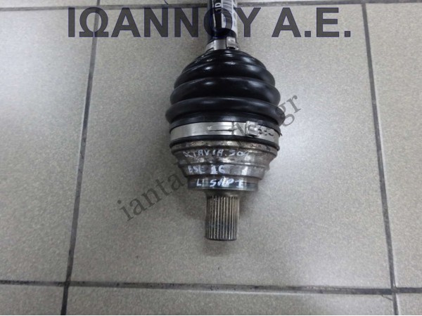 ΗΜΙΑΞΟΝΙΟ ΕΜΠΡΟΣ ΑΡΙΣΤΕΡΟ 5ΑΡΙ 1K0407271DJ 1D JJ BSE 1.6cc SKODA OCTAVIA 5 2008 - 2012