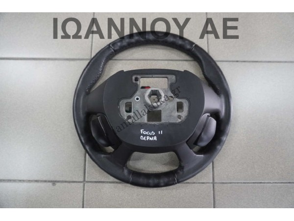 ΤΙΜΟΝΙ ΔΕΡΜΑΤΙΝΟ ΜΕ ΧΕΙΡΙΣΤΗΡΙΑ AM513600DE-3ZHE FORD FOCUS 2011 - 2014