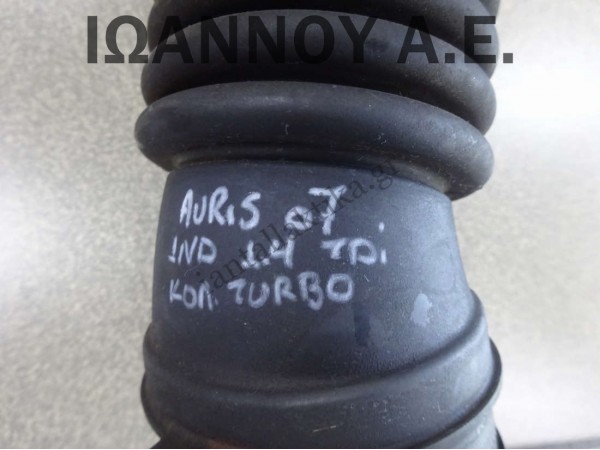 ΚΟΛΛΑΡΟ TURBO 17881-0N040 1ND 1.4cc TDI TOYOTA AURIS 2007 - 2010