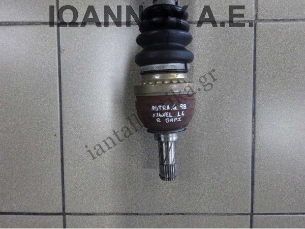 ΗΜΙΑΞΟΝΙΟ ΕΜΠΡΟΣ ΔΕΞΙΟ 5ΑΡΙ X16XEL 1.6cc OPEL ASTRA G 1998 - 2004