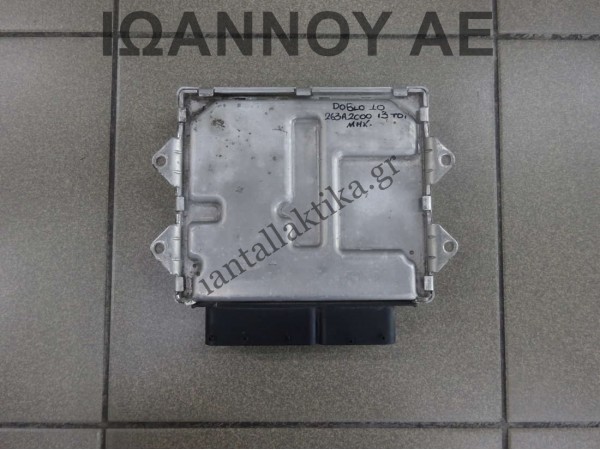 ΕΓΚΕΦΑΛΟΣ ΜΗΧΑΝΗΣ 55260725 MJD8F3.D4 BC.0118966.B 263AC00 1.3cc TDI FIAT DOBLO 2010 - 2014