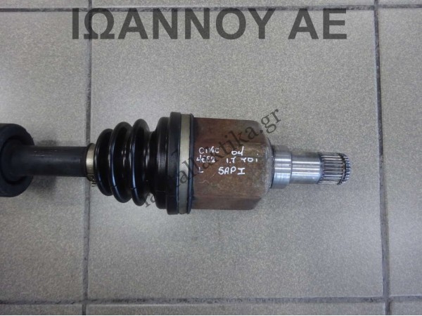 ΗΜΙΑΞΟΝΙΟ ΕΜΠΡΟΣ ΑΡΙΣΤΕΡΟ 5ΑΡΙ 4EE2 1.7cc TDI HONDA CIVIC 20041 - 2005