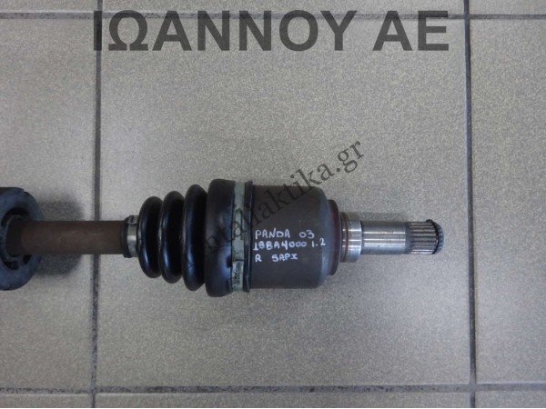 ΗΜΙΑΞΟΝΙΟ ΕΜΠΡΟΣ ΔΕΞΙΟ 5ΑΡΙ 188A4000 1.2cc FIAT PANDA 2003 - 2012