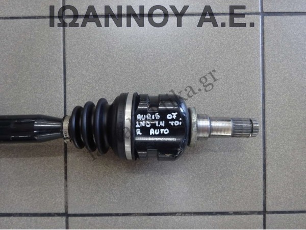 ΗΜΙΑΞΟΝΙΟ ΕΜΠΡΟΣ ΔΕΞΙΟ ΑΥΤΟΜΑΤΟ 1ND 1.4cc TDI TOYOTA AURIS 2007 - 2010